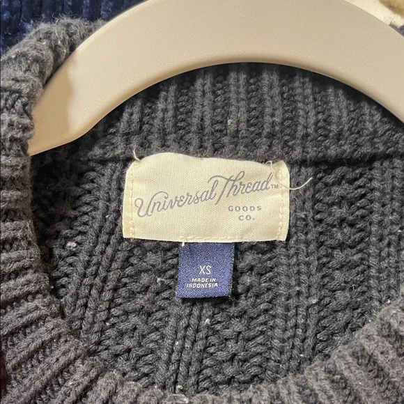 Universal Thread Black Ribbed Sweater - Picture 3 of 3